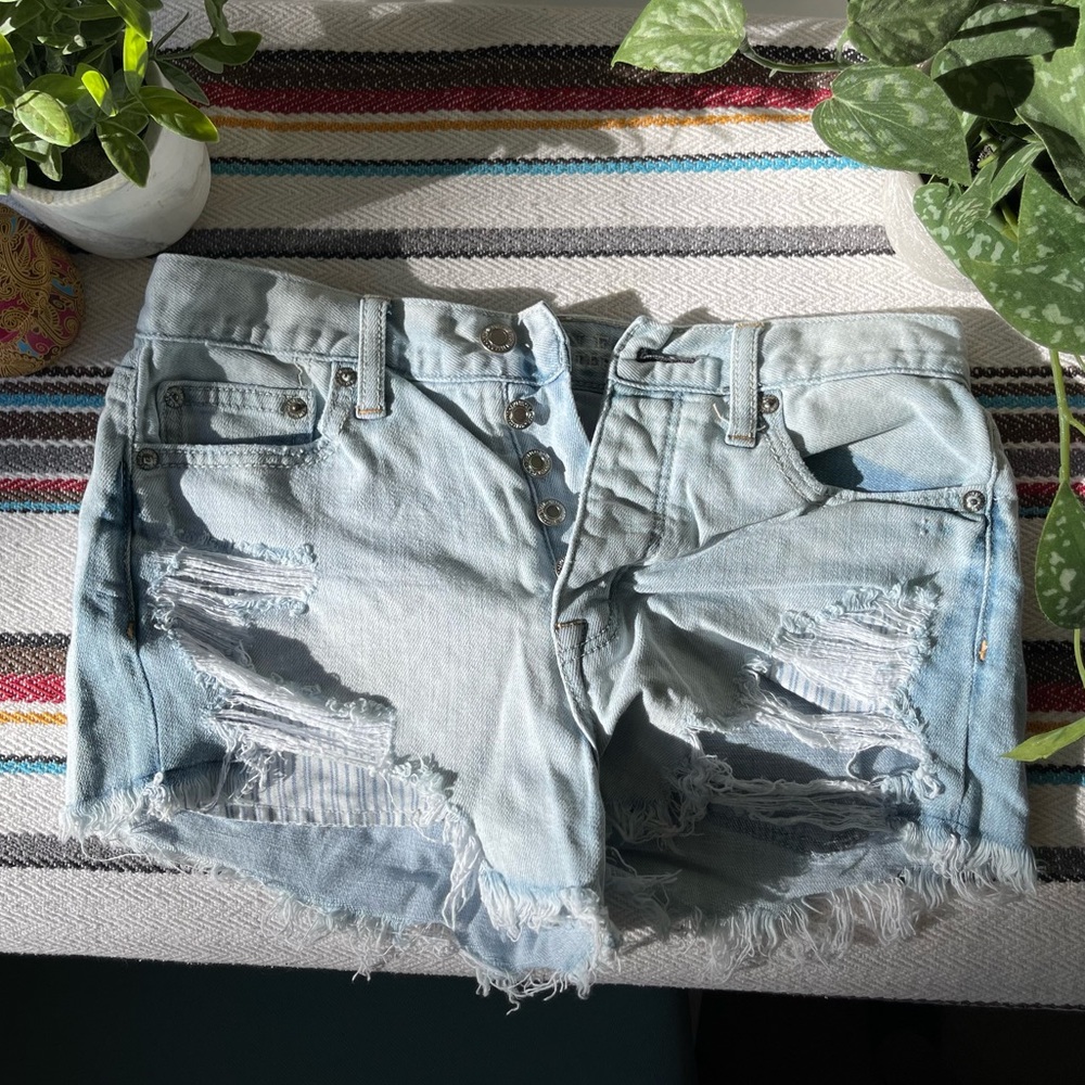 American eagle jean shorts